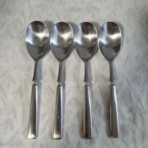 4 Dansk Anvil Teaspoons 6 1/2" Stainless Japan IHQ
